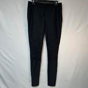 Diane VonFurstenburg woman’s black moto pants. Size 10. Authenticity tag.